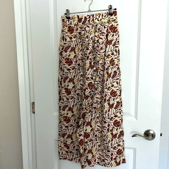 Rachel Zoe Pure Linen Wide Leg Elastic Waist Pants Pockets SZ S NWOT - Picture 5 of 7